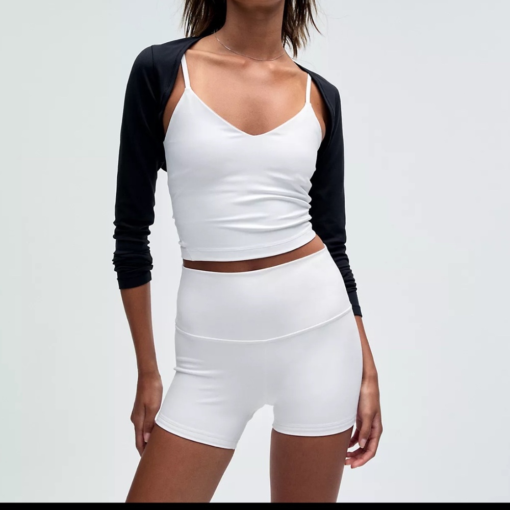 Lululemon Align Cropped Cami Tank Top *Light Support, A/B White 8 NWOT